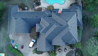 Flower Mound, Texas Home with F Wave Designer Slate Estate Series Hampton Estate Shingles