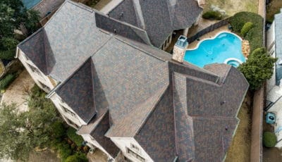 Frisco, Texas Home After Photo with F Wave Harvest Blend Shingles