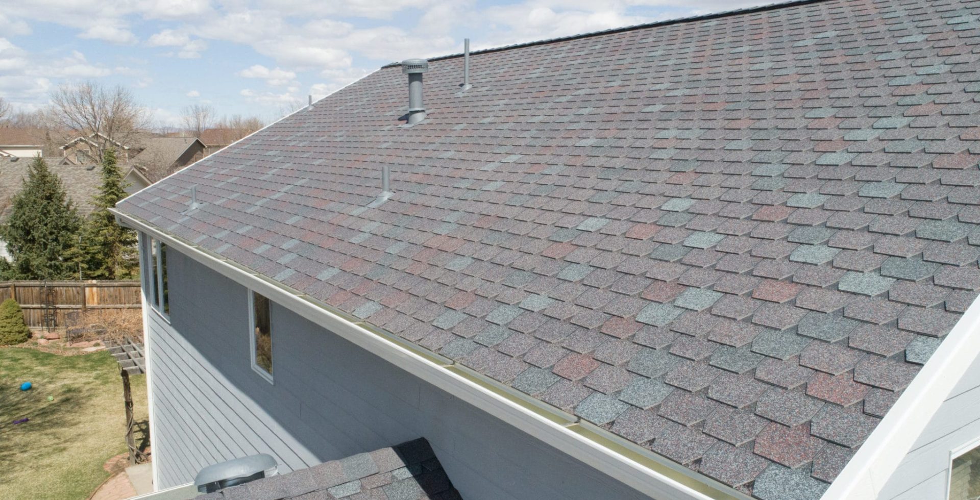 Colorado Home Roof Transformation After Photo with F Wave Synthetic Shingles - Colonial Estate