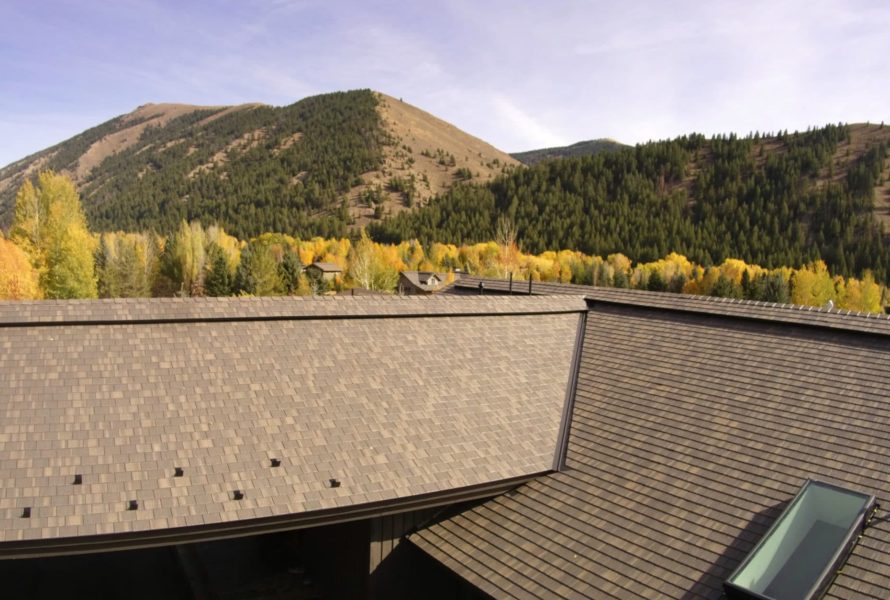 F Wave Synthetic Shingles on Residence in Idaho