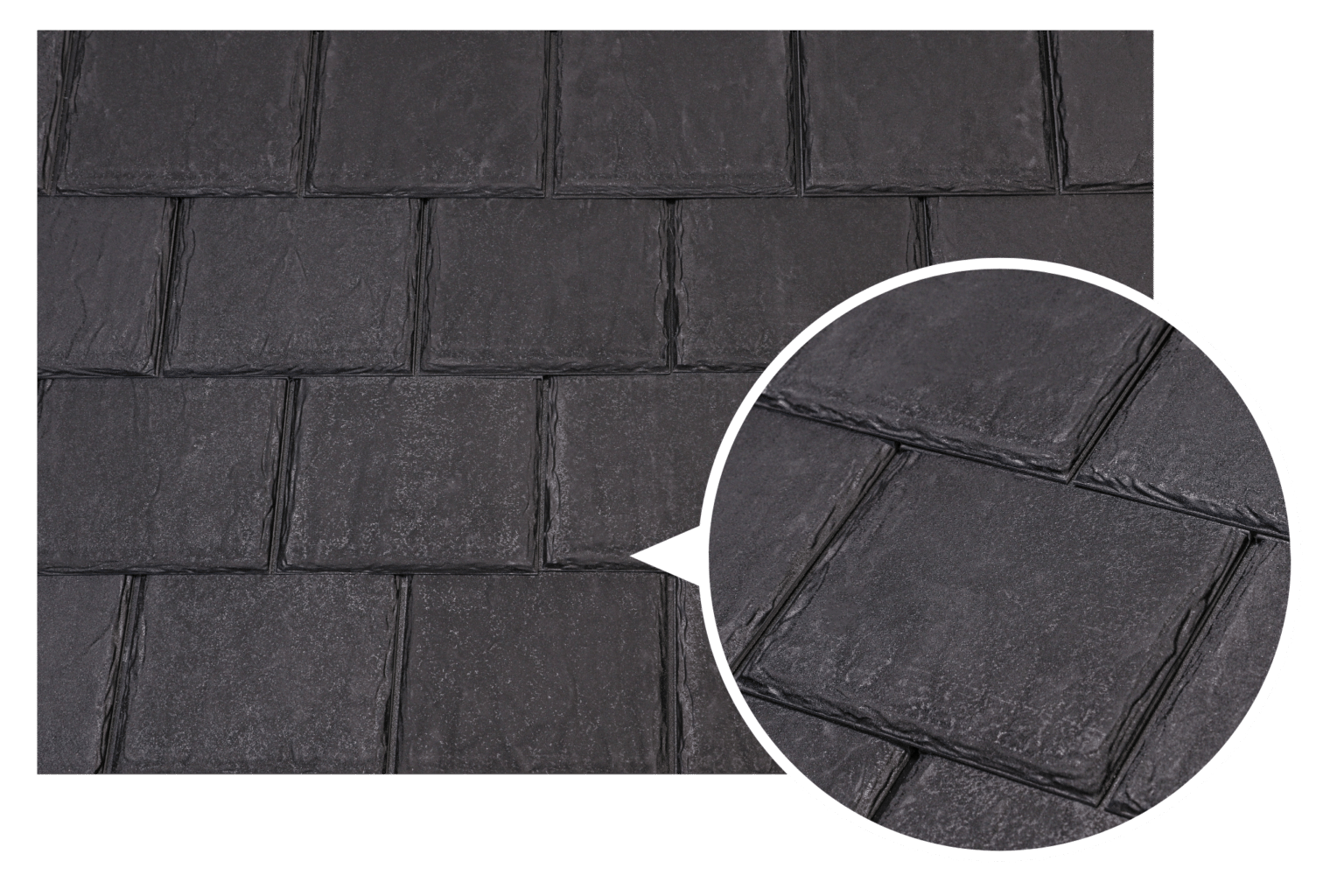 Classic Slate Synthetic Shingles F Wave
